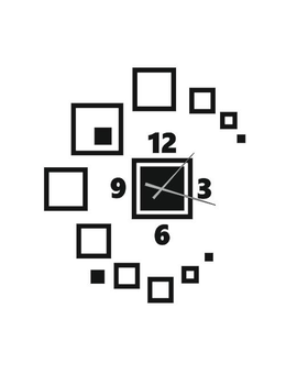 Дзеркальний 3D настінний годинник Art Dekor