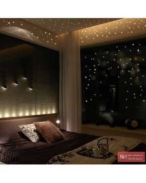 Сяючі наклейки на стелю - Зоряне небо - комплект 495шт., зображення 1