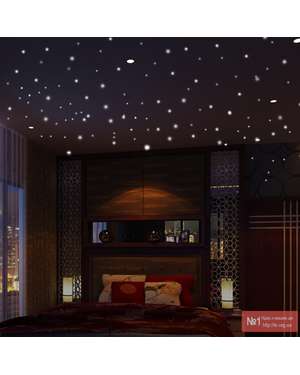 Сяючі наклейки на стелю - Зоряне небо - комплект 495шт., зображення 2