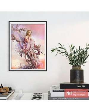 5D алмазна вишивка Ангел 32Х45см., зображення 2