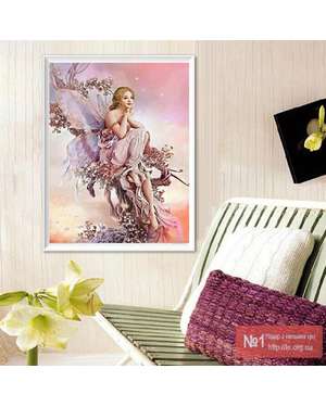 5D алмазна вишивка Ангел 32Х45см., зображення 3
