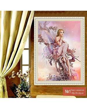 5D алмазна вишивка Ангел 32Х45см., зображення 7