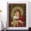 5D алмазна вишивка образ - ікона Матері Божої з Ісусом