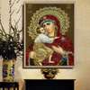 5D алмазна вишивка образ - ікона Матері Божої з Ісусом - Картинка 1