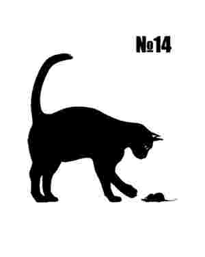 Наклейки стікери - Котики, кішки для стін, меблів., зображення 13