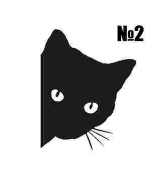 Наклейки стікери - Котики, кішки для стін, меблів., зображення 2
