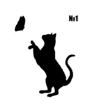 Наклейки стікери - Котики, кішки для стін, меблів., зображення 3