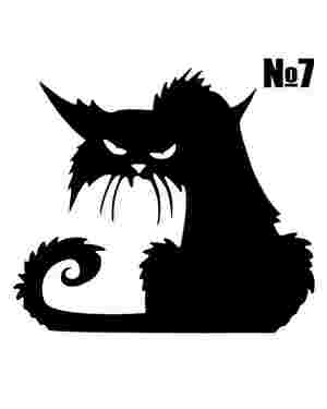 Наклейки стікери - Котики, кішки для стін, меблів., зображення 6