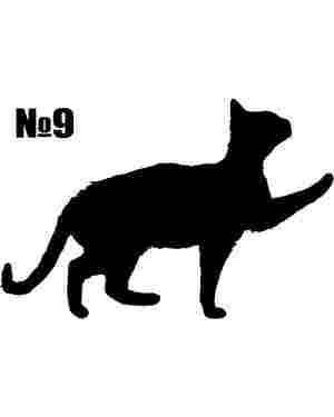 Наклейки стікери - Котики, кішки для стін, меблів., зображення 8