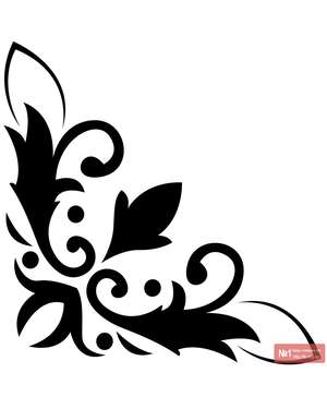 Наклейка - Узор для фасадів меблів, стін, дзеркала та ін., зображення 5