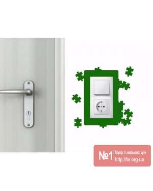 Наклейка Пазл на розетку, вимикач, зображення 1