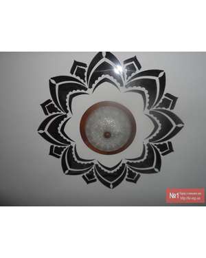 3D Дзеркальний узор, орнамент для оздоблення декору світильника - люстри, зображення 5