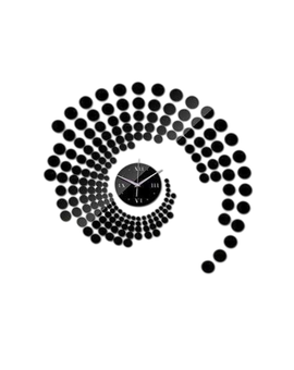 Безшумний дзеркальний 3D настінний годинник - Павлин 556, зображення