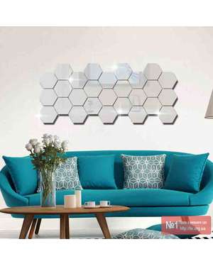 3D дзеркальний шестикутник - для декору Time Decor, зображення 6