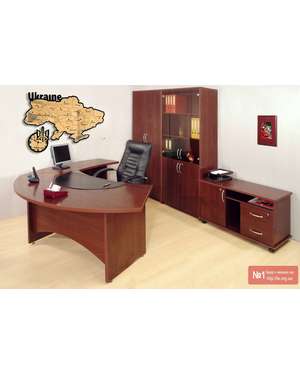 3D настінний годинник Україна - Ukraine з картою 564, зображення 3