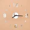 3D дзеркальний настінний годинник з цифрами - Time Decor 571 - Картинка 1