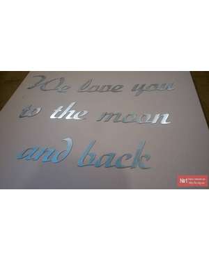 Виготовлення дзеркальних наклейок слів, написів, логотипів, табличок, текстів, малюнків, зображення 11