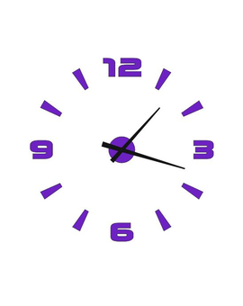 3D обємний настінний годинник цифри та поділки 583