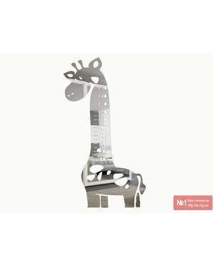 Велика наклейка ростомір - Жираф на стіну, зображення 3