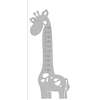 Велика наклейка ростомір - Жираф на стіну - Картинка 10