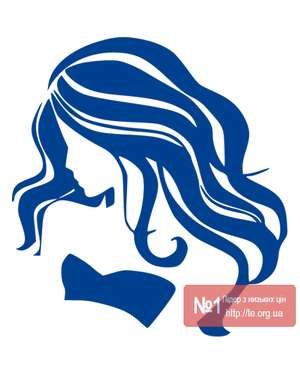 Наклейка Дівчина для авто, перукарні, салону-краси, дому, зображення 7