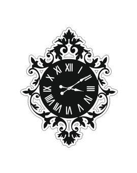 Вінтажний настінний 3D годинник - Ретро 595, зображення