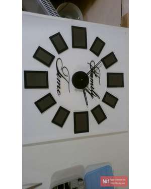 Великий 3D настінний годинник із фоторамками 601, зображення 10
