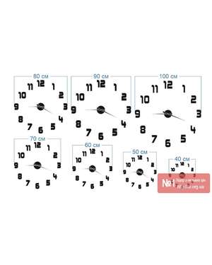 Великий 3D настінний годинник із фоторамками 601, зображення 6