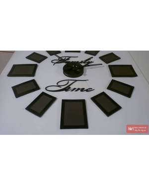 Великий 3D настінний годинник із фоторамками 601, зображення 8