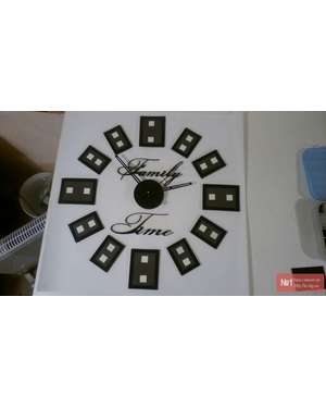 Великий 3D настінний годинник із фоторамками 601, зображення 9