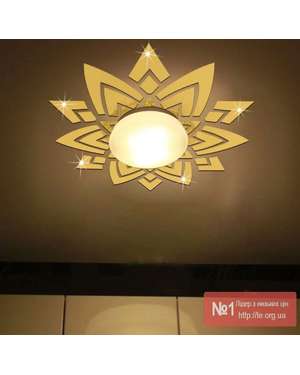 3D Дзеркальний декор для світильника - люстри Time Decor 602, зображення 7