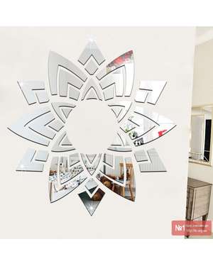 3D Дзеркальний декор для світильника - люстри Time Decor 602, зображення 9