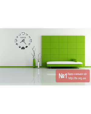 3D дзеркальний настінний годинник із серцями Love 606, зображення 6