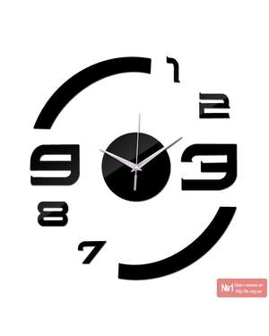 Дзеркальний 3D настінний годинник - Time Decor 613