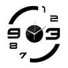 Дзеркальний 3D настінний годинник - Time Decor 613