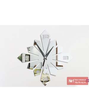 Дизайнерський, декоративний настінний годинник 615, зображення 2