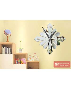 Дизайнерський, декоративний настінний годинник 615, зображення 4