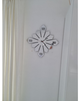 Дизайнерський, декоративний настінний годинник 615, зображення 6