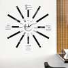 Дизайнерський, дзеркальний настінний годинник Multi - Time Decor 616