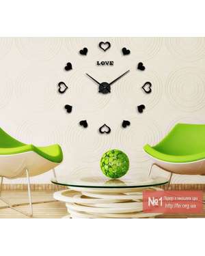 3D настінний годинник Love Time 617, зображення 7