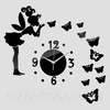 Дзеркальний декоративний настінний годинник - Фея і метелики Time Decor 619 - Картинка 1