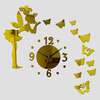 Дзеркальний декоративний настінний годинник - Фея і метелики Time Decor 619 - Картинка 2