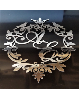 Виготовлення весільних гербів, монограм з ініціалами, іменами молодят, зображення 14