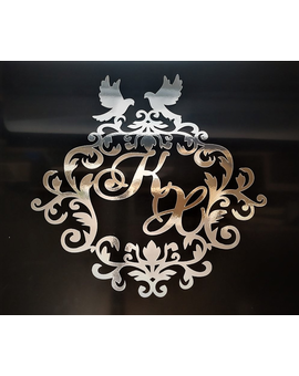 Виготовлення весільних гербів, монограм з ініціалами, іменами молодят, зображення 18