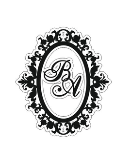 Весільна монограма, герб із ініціалами або іменами молодят 654, зображення