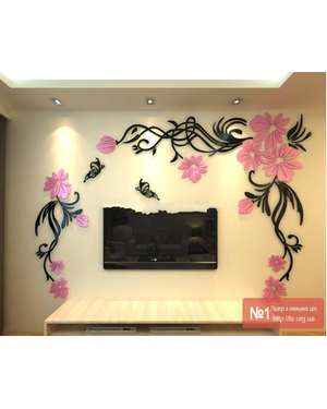 Велика настінна наклейка декор у вітальню - Time Decor 689, зображення 5