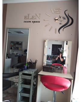 Великий 3D настінний годинник з обличчям дівчини 691, зображення 4