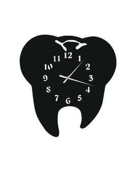 Настінний годинник у стоматологію - Зуб 696