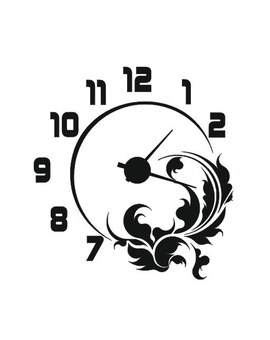 3D унікальний настінний годинник Візерунок 699, зображення