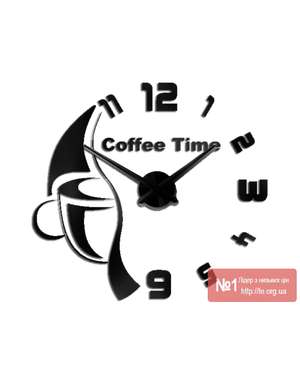 3D настінний годинник для кухні Coffe Time - TimeDecor 700